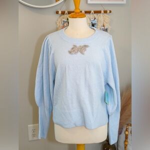 NWT CECE embelished sweater